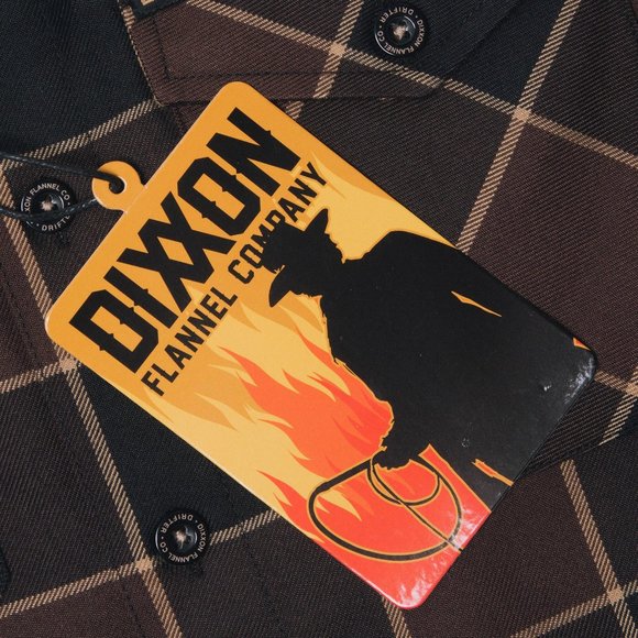 DIXXON Flannel DRIFTER 10YR Women' Flannel Shirt L - Picture 3 of 7